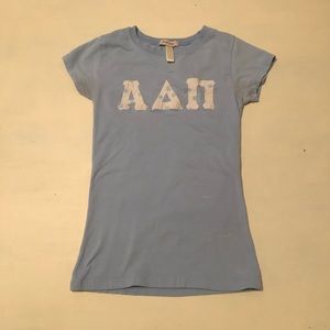 Vintage Alpha Delta Pi Handmade Stitched Letters